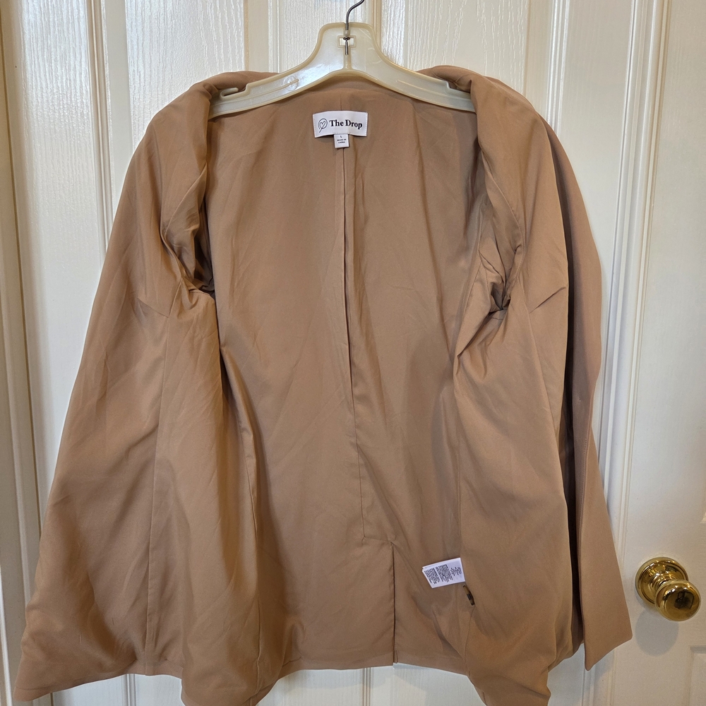 The Drop Women's Blake Tan Blazer - Picture 9 of 9
